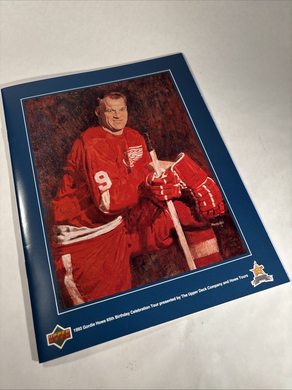Gordie Howe 1993 65th Birthday Celebration Tour 32 Page Program Book