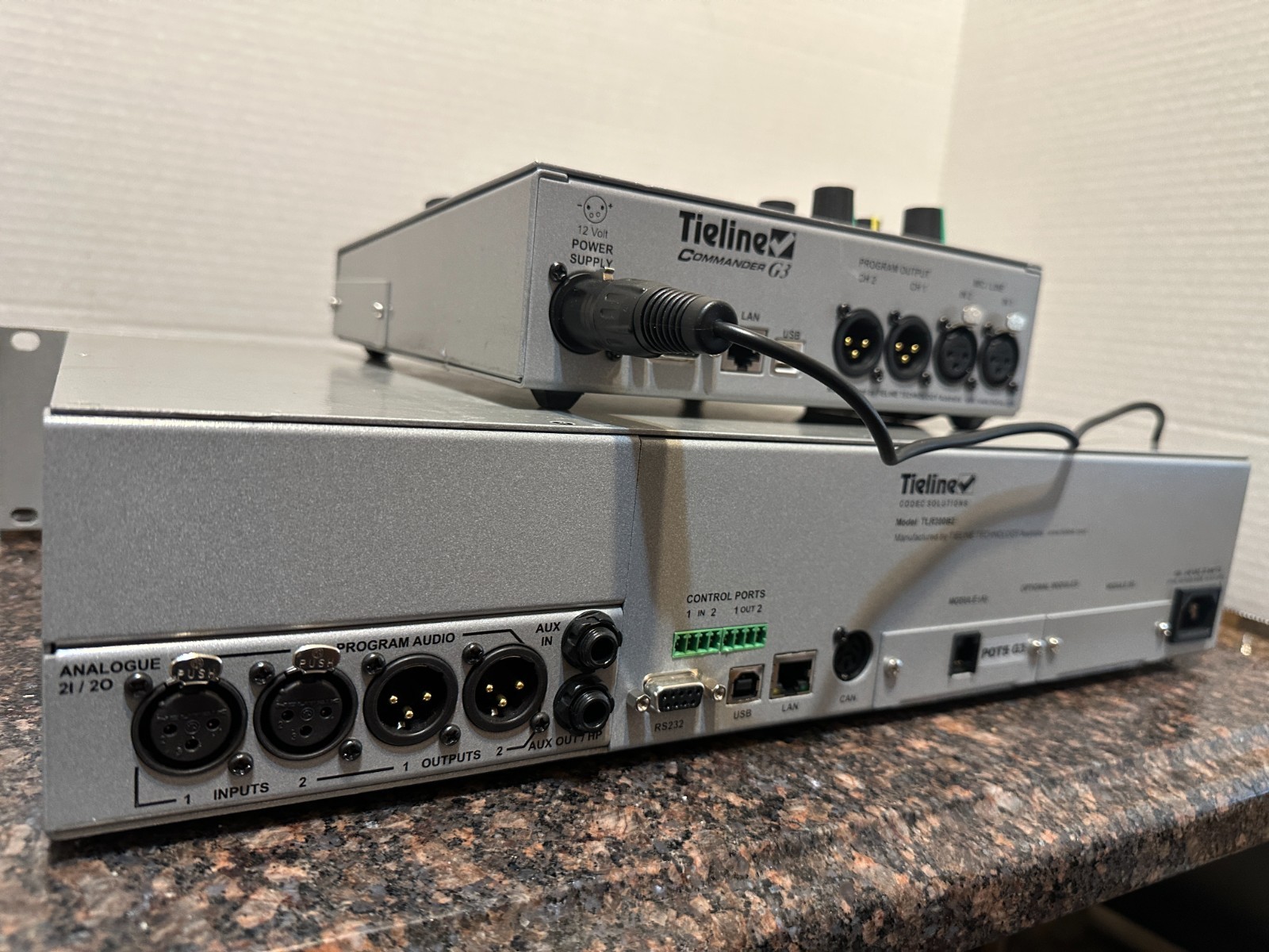Tieline Commander G3 IP POTS Rack and Portable Broadcast Audio Codec.