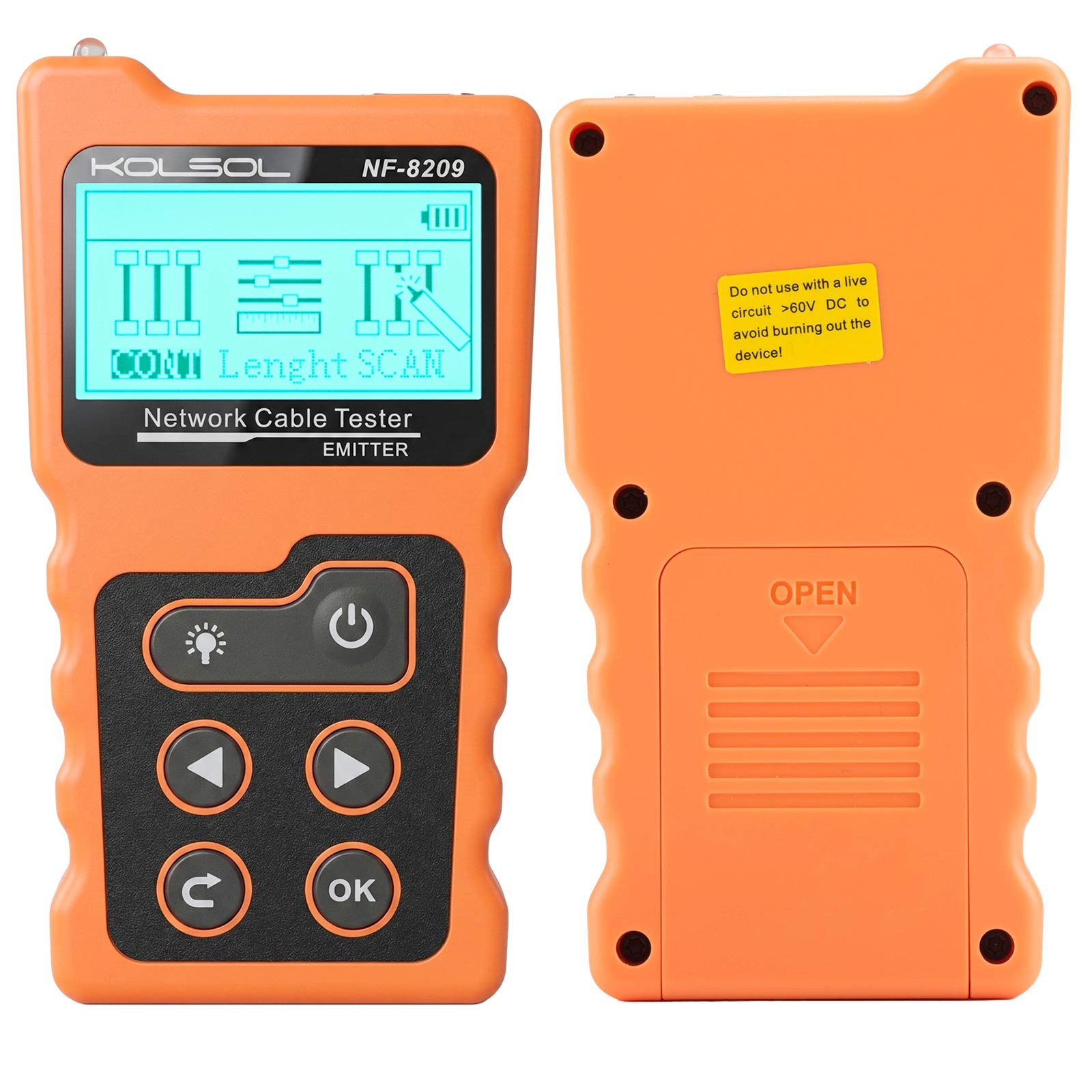 NF-8209 PoE Tester Network Cable Tester Cat5 Cat6 CAT6a Lan Test Network Tool