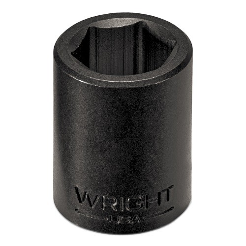 Wright Tool 48-18MM - 1/2Inch Drive 6 Point Standard Metric Impact Socket - 18mm