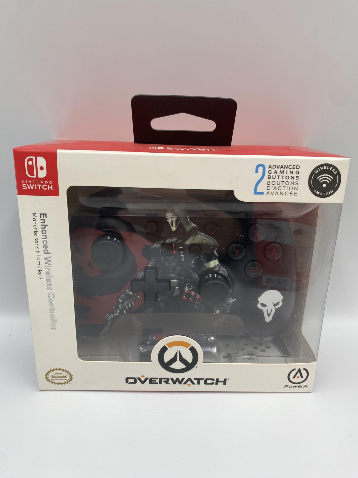 PowerA Overwatch Reaper Wireless Bluetooth Controller Nintendo Switch Brand New