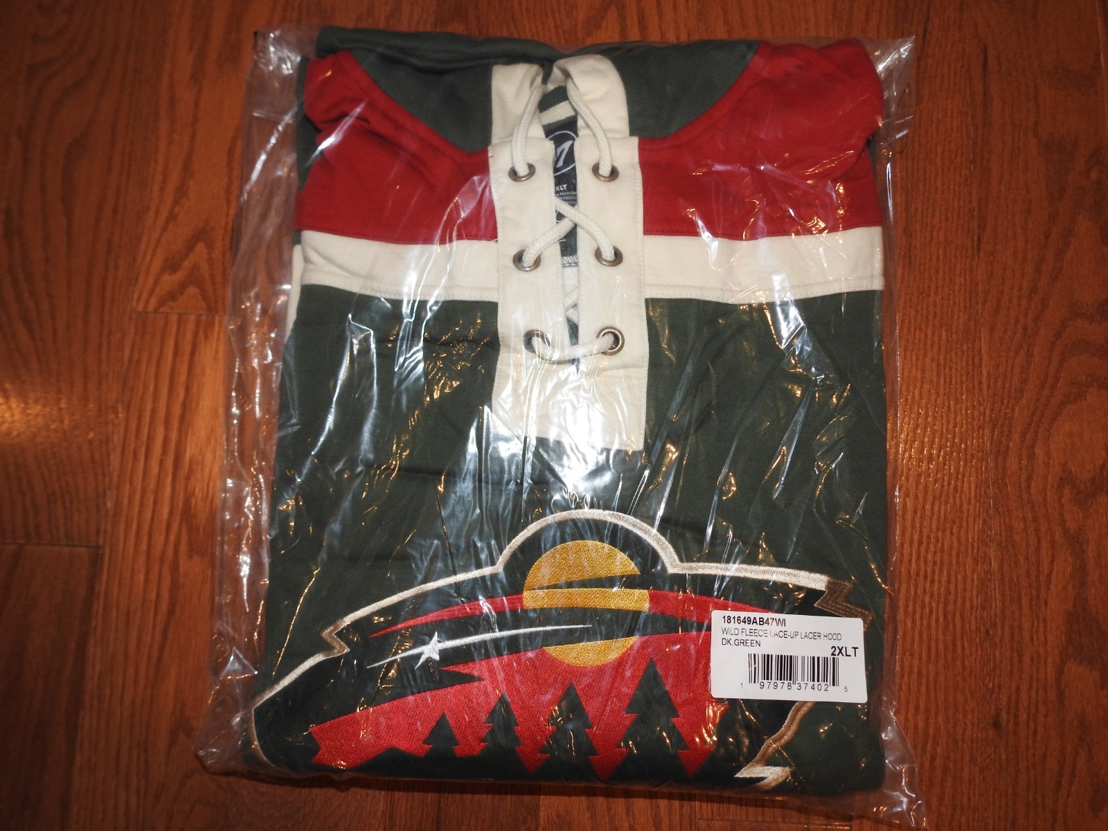 NHL Minnesota Wild '47 Brand Hockey Lacer Hoodie New Mens Big & Tall Sizes $140