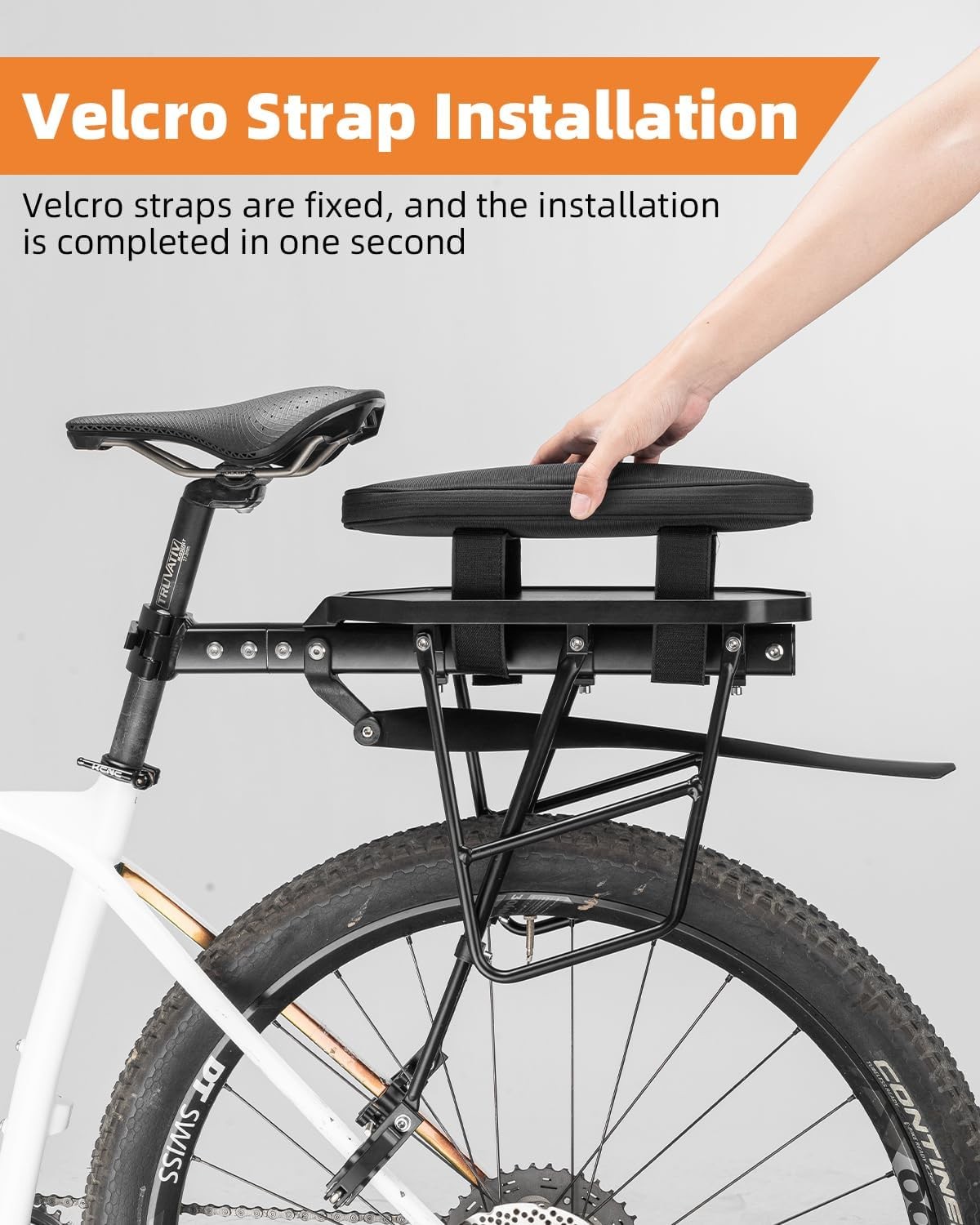 ROCKBROS Foldable Bike Bag for Rear Rack - Durable, Expandable, and Versatile -