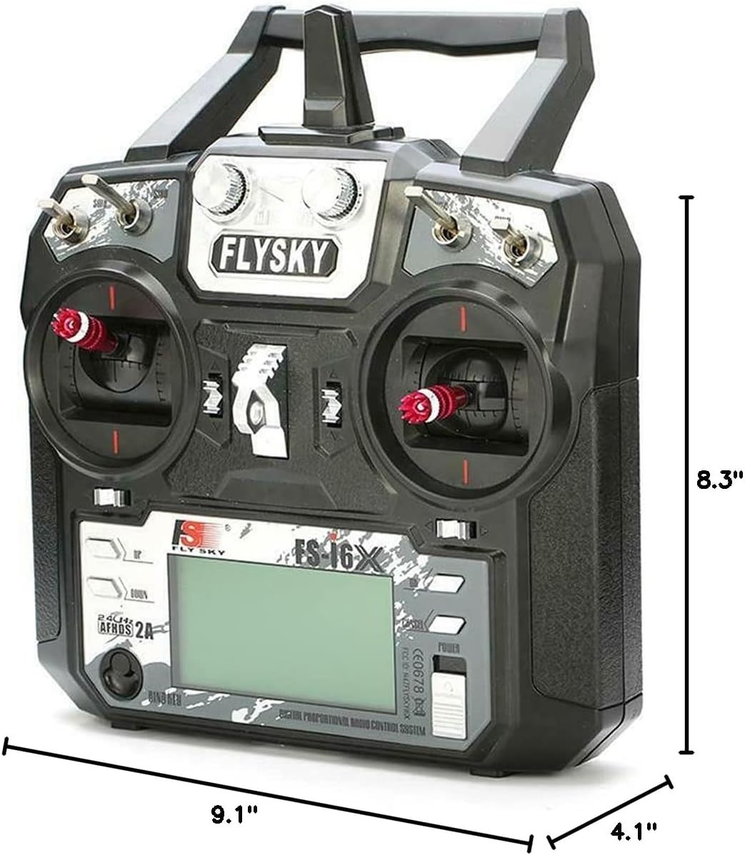 Remote Control Transmitter with 10 Channels, Receiver and Upgrade Cable Included