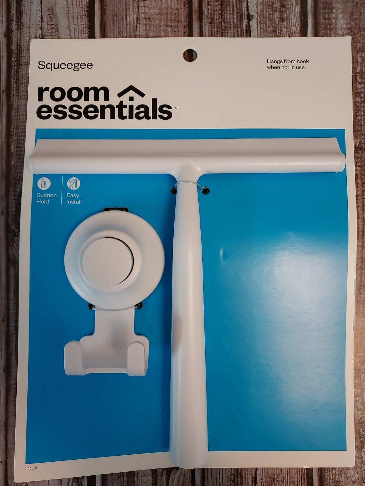 Room Essentials Squeegee with Suction Hold - White