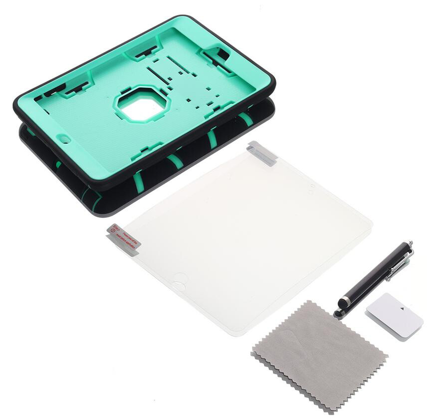 For iPad 6th/5th Gen Case 9.7" Shockproof Heavy Duty Cover + Screen Protector