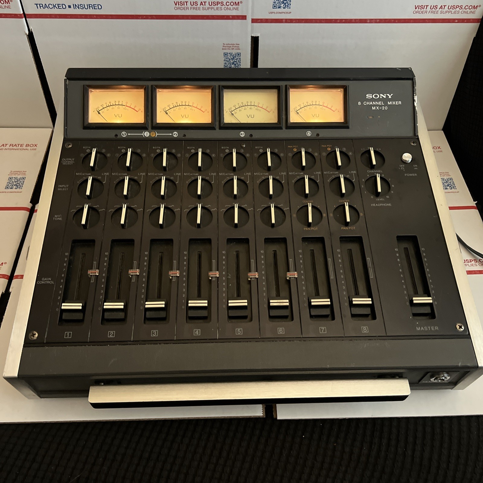 Vintage Sony MX-20 Mixing Console - 8 Channel - TESTED  - Rare - WARRANTY