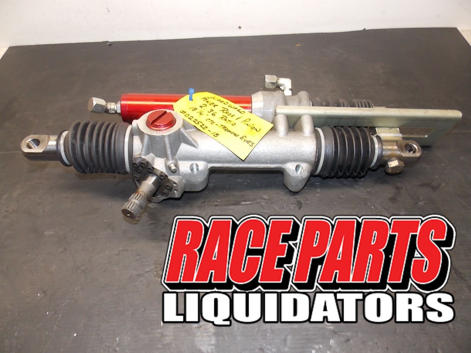 Woodward 2.36 ratio power rack & Pinion 18  1/4" ctc eyes race dirt  022522-15