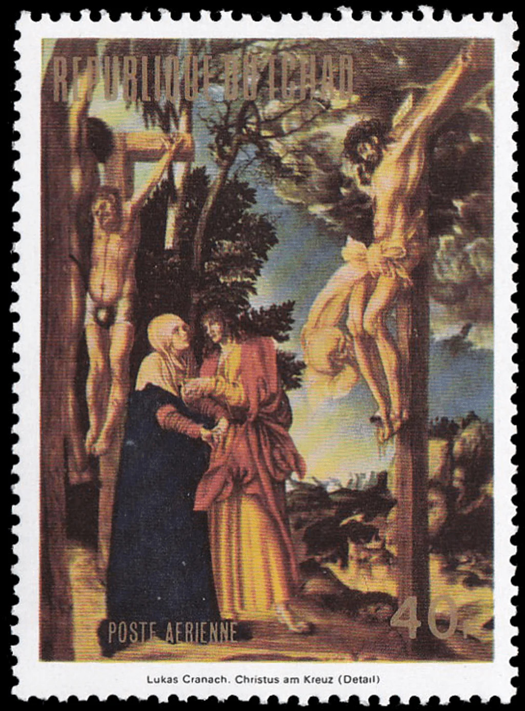Chad 1973 Perf Easter Stamps 1973 Series Michel No. 655-660 Bl 59