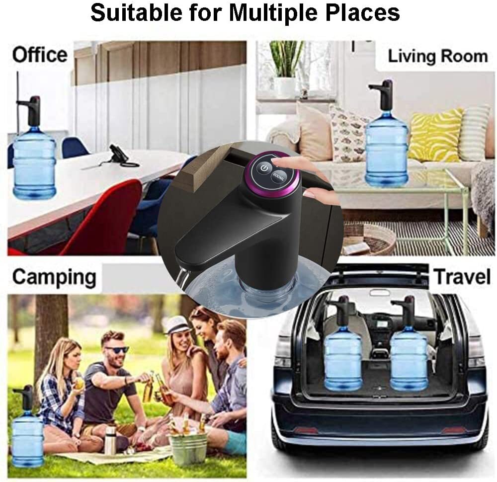 Water Bottle Switch Pump Electric Automatic Universal Dispenser 5 Gallon USB