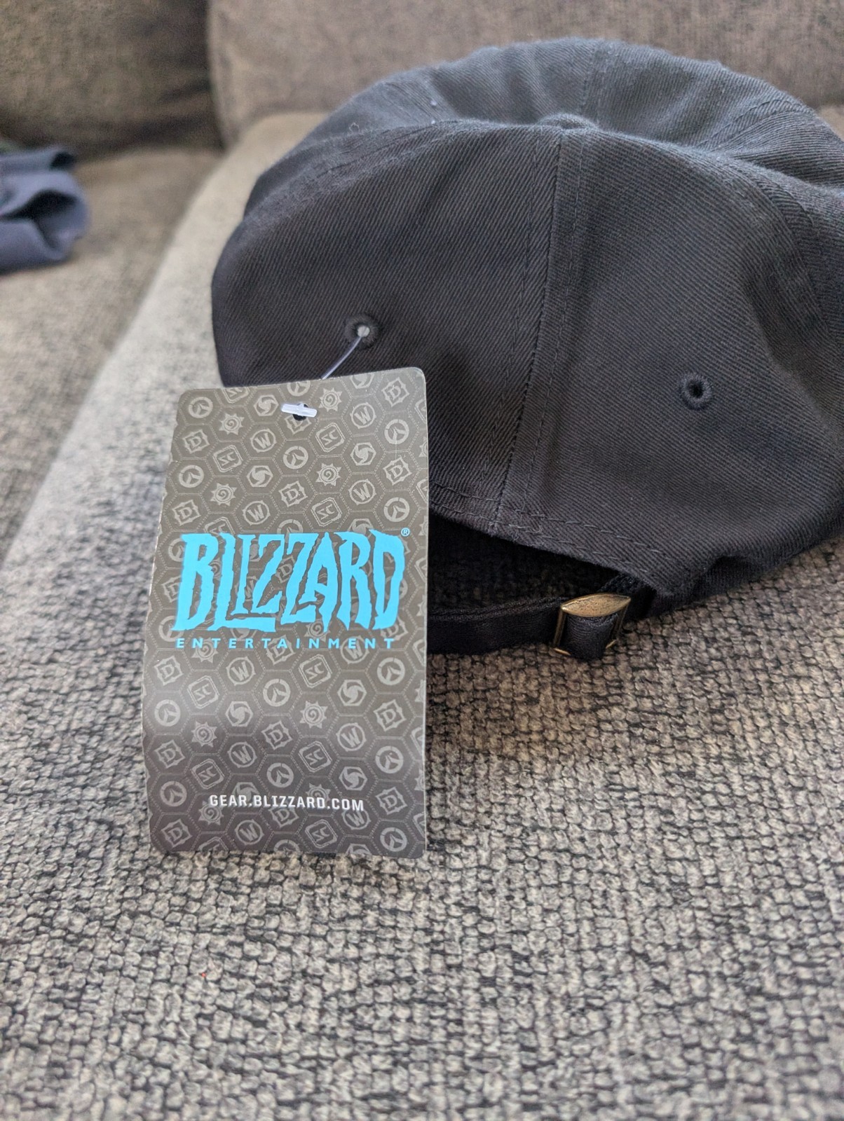 Official Blizzard World of Warcraft Hat - Dragon Flight Adjustable Black Cap