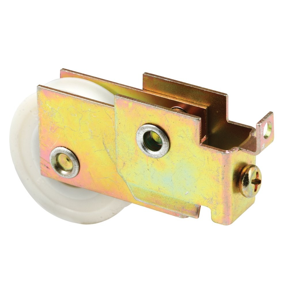 1 Pack N 7125 Mirror Door Roller, 1-1/2 In, Nylon Wheel, Replacement, Closet