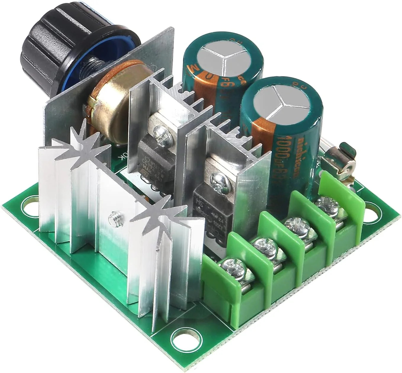 2pcs 12V-40V 10A PWM DC Motor Speed Control Switch Controller Voltage Regulator