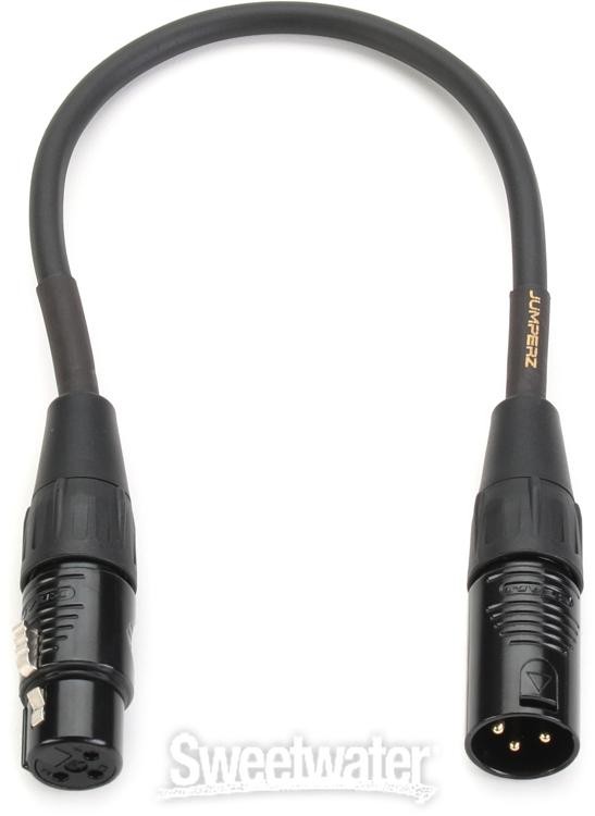 JUMPERZ JGM-1 Gold Microphone Cable - 1 foot