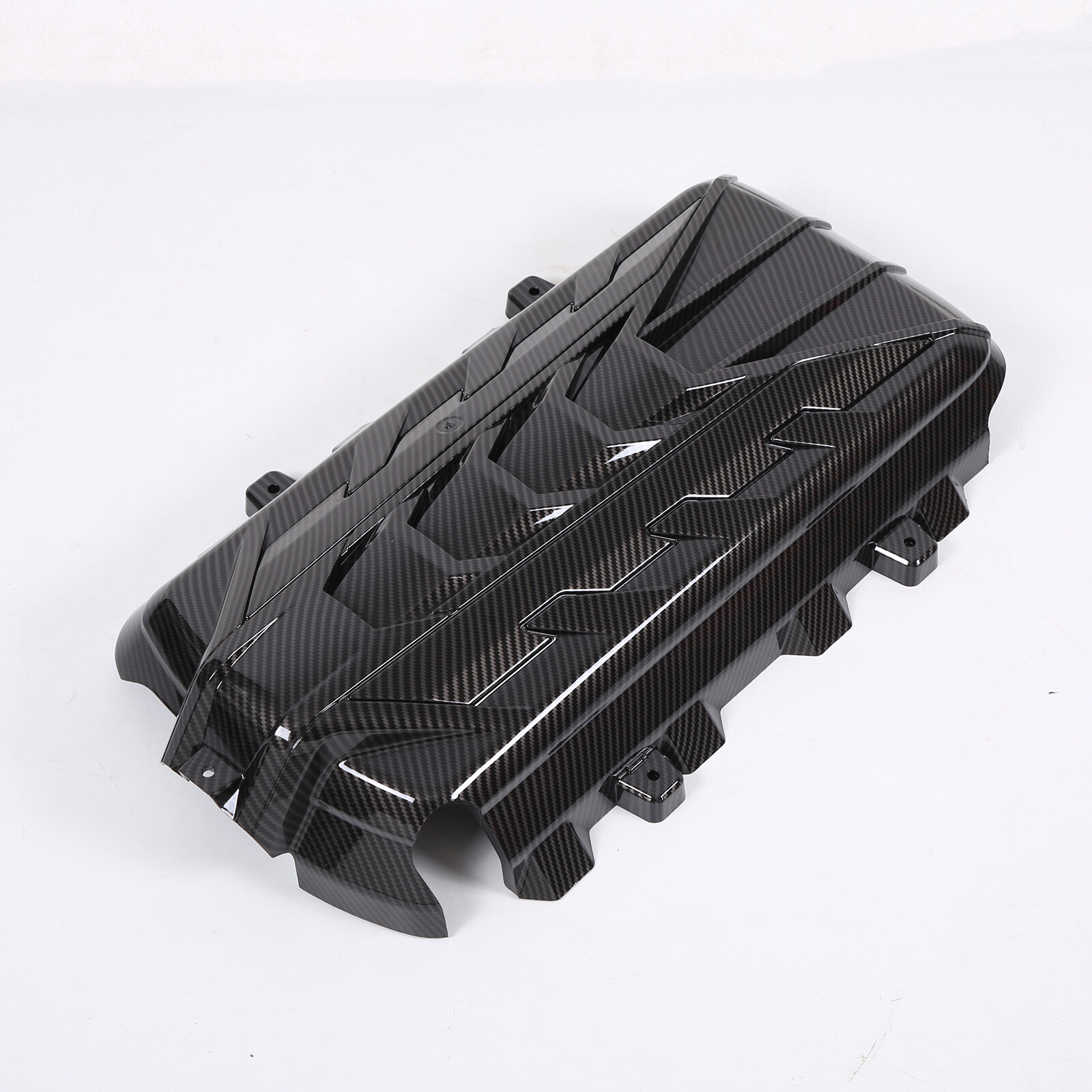 1pcs ABS Engine Cover Fit For Corvette C8 2020+ Carbon Fiber Style