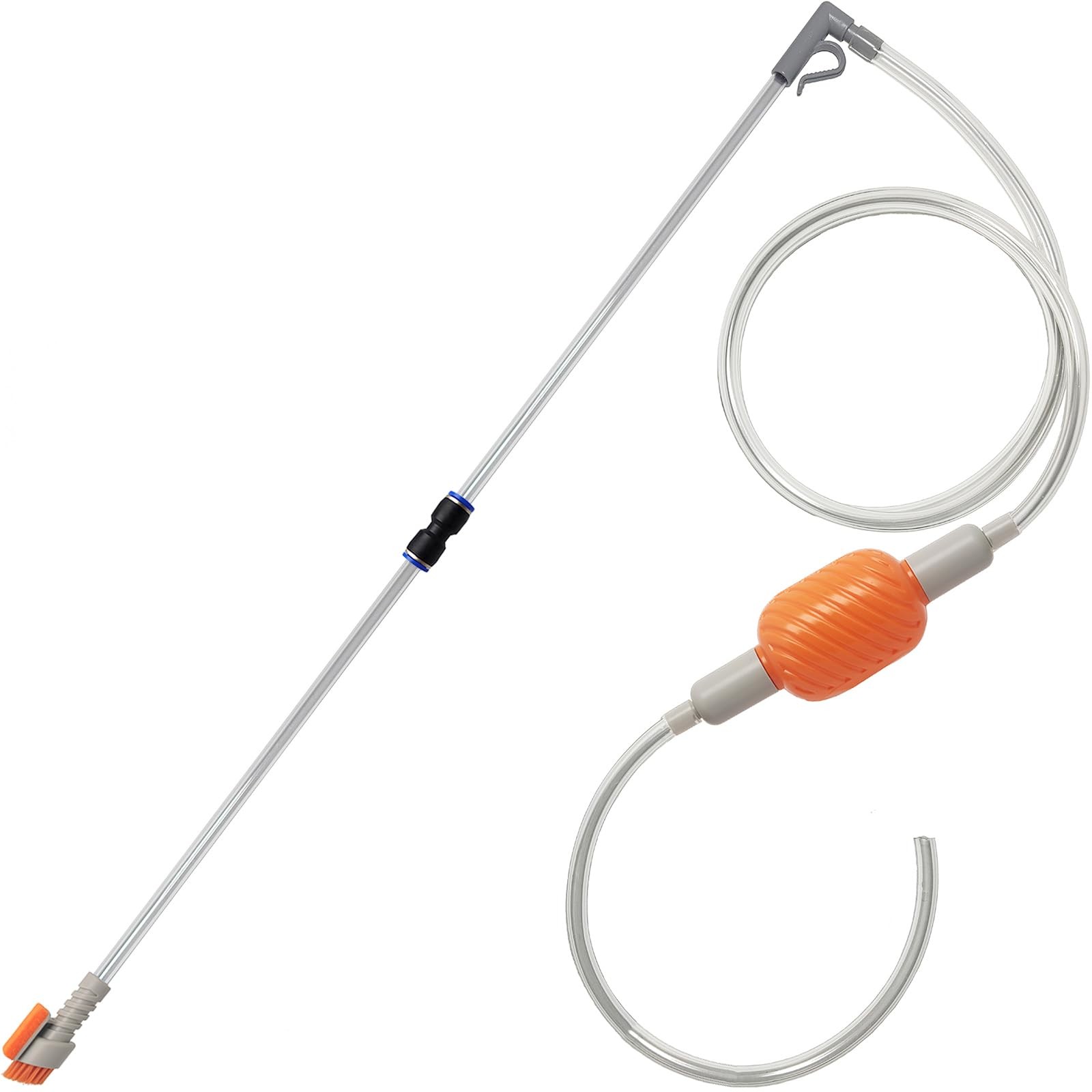 AREPK Compact Aquarium Siphon Vacuum and Water Changer Kit with Cleaning