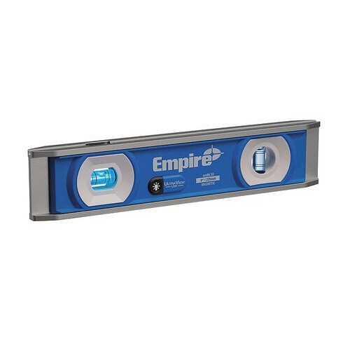 EMPIRE - True Blue UltraView LED Magnetic Torpedo Level 9"