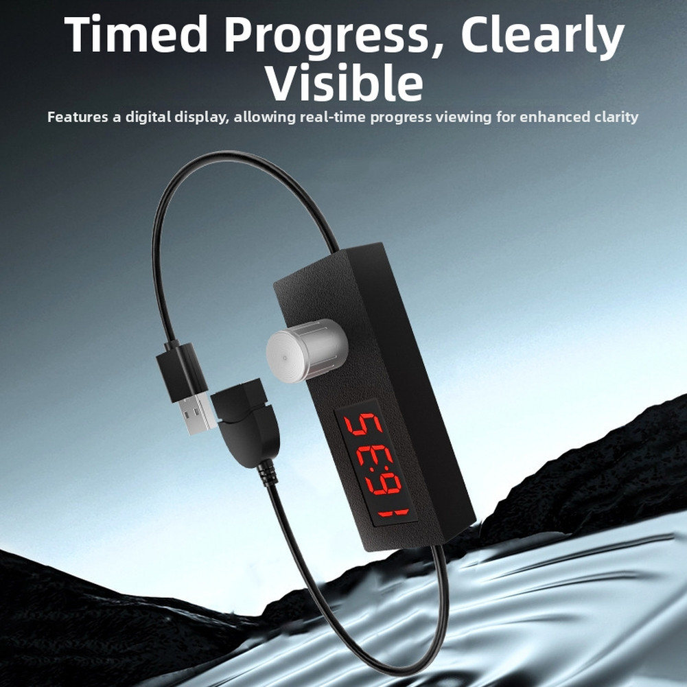 Digital USB Countdown Timer 24 Hour Adjustable with Low Voltage Safe Design