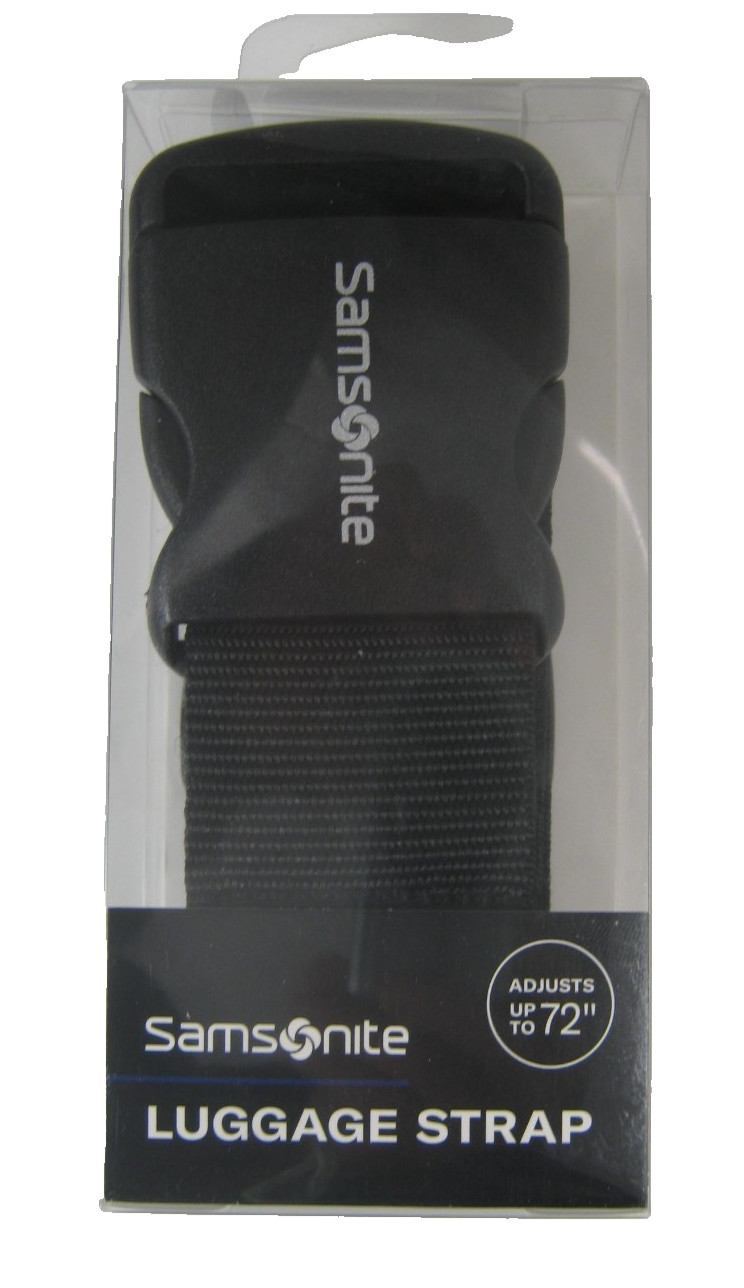 Samsonite Luggage Strap Black  Adjusts Up to 72"