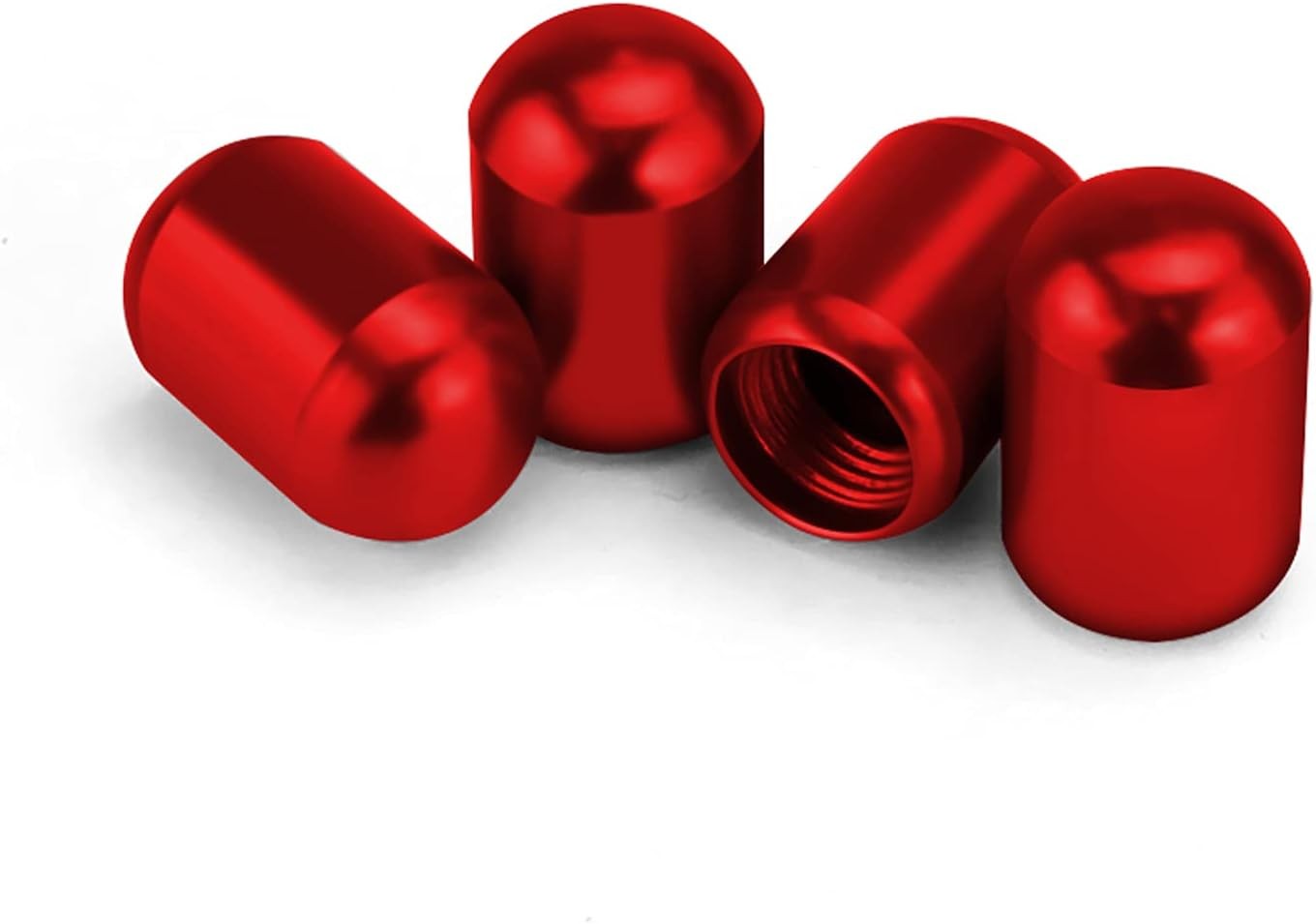 JUSTTOP 4PCS Car Tire Valve Stem Caps, Air Caps Cover, Universal for Cars, SUVs,