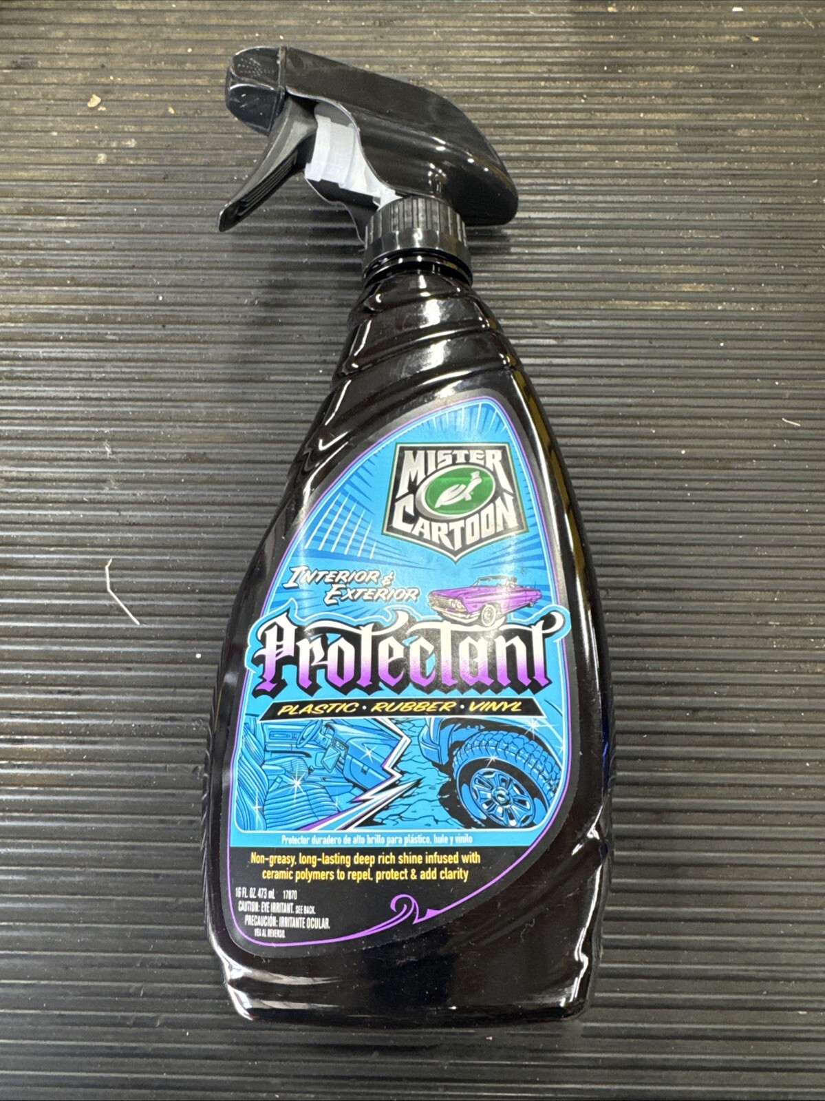 Mister Cartoon Interior & Exterior Protectant Plastic Rubber Vinyl 16oz