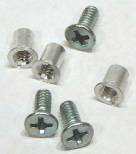 NAB 1/2" Hardware Set Pack of 3 Screws & Barrel Nuts for Metal Tape Reels