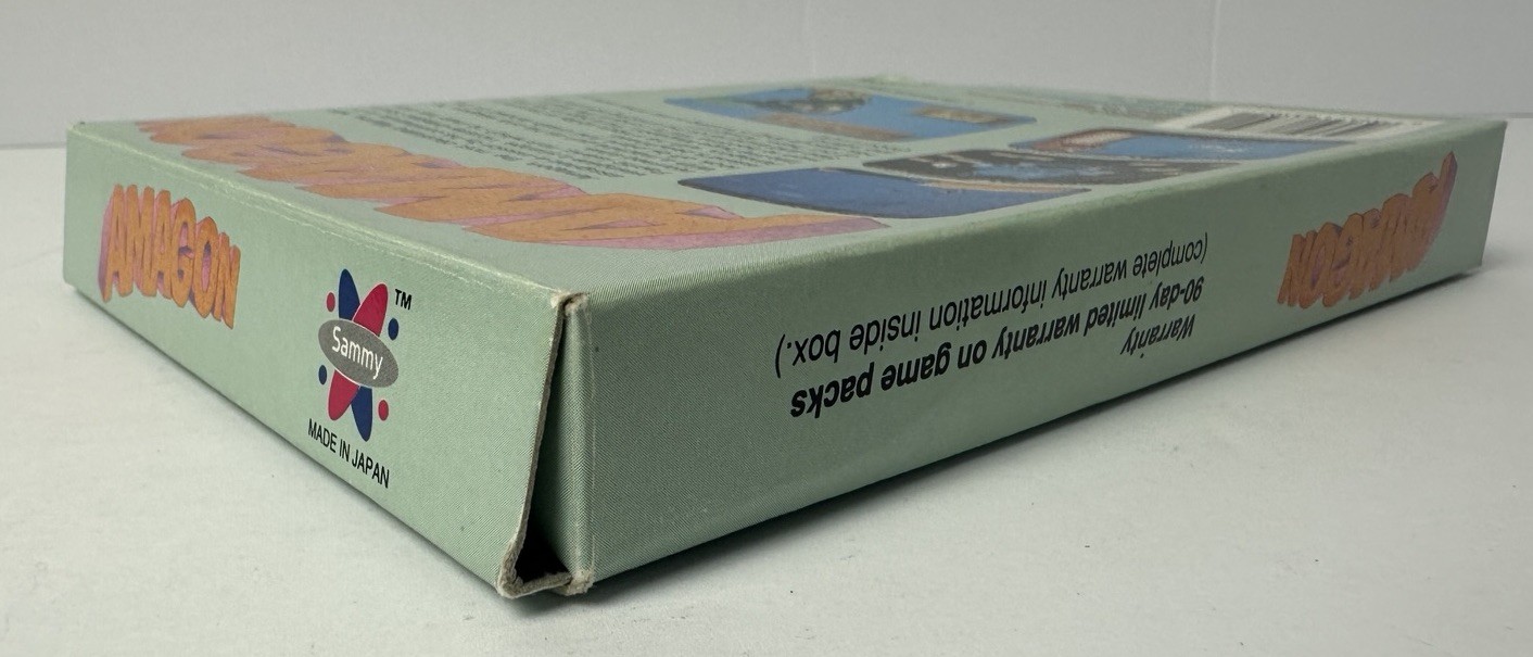 Amagon Nintendo NES Box, Manual, Insert & Foam Good Condition **NO GAME**