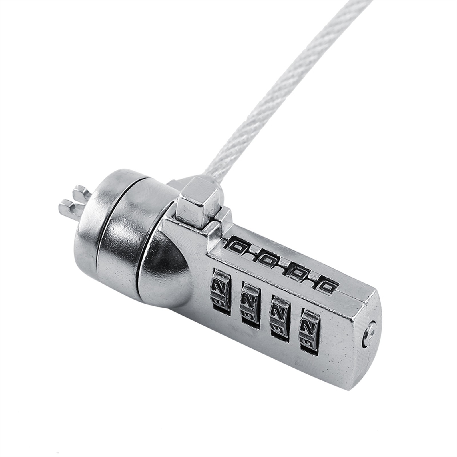 Laptop Combination Security Lock Cable Chain Theft Deterrent 4 Digit