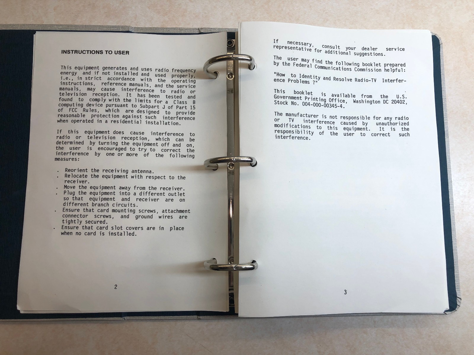 Packard - User's Manual - PB286 Computer