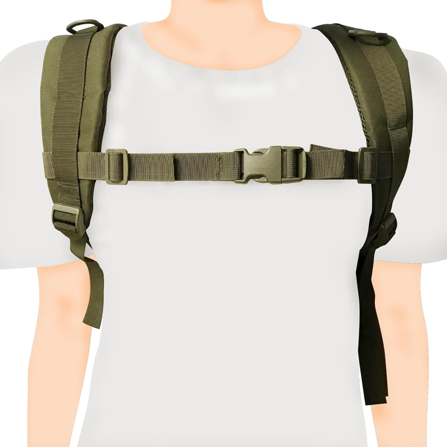 Backpack Chest Strap Adjustable Sternum Strap Chest Belt Molle with Quick Releas