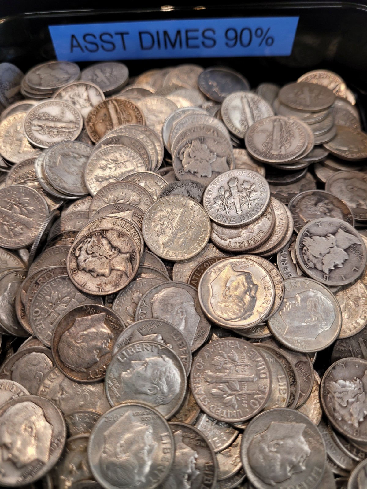 (1) 90% Silver Asst Dime Constitutional Junk Silver. You Choose How Many!!