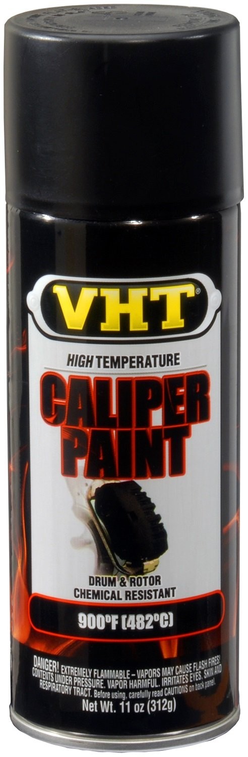Vht Brake Caliper Spray Paint High Temp Satin Black 11Oz Durable Fast Drying