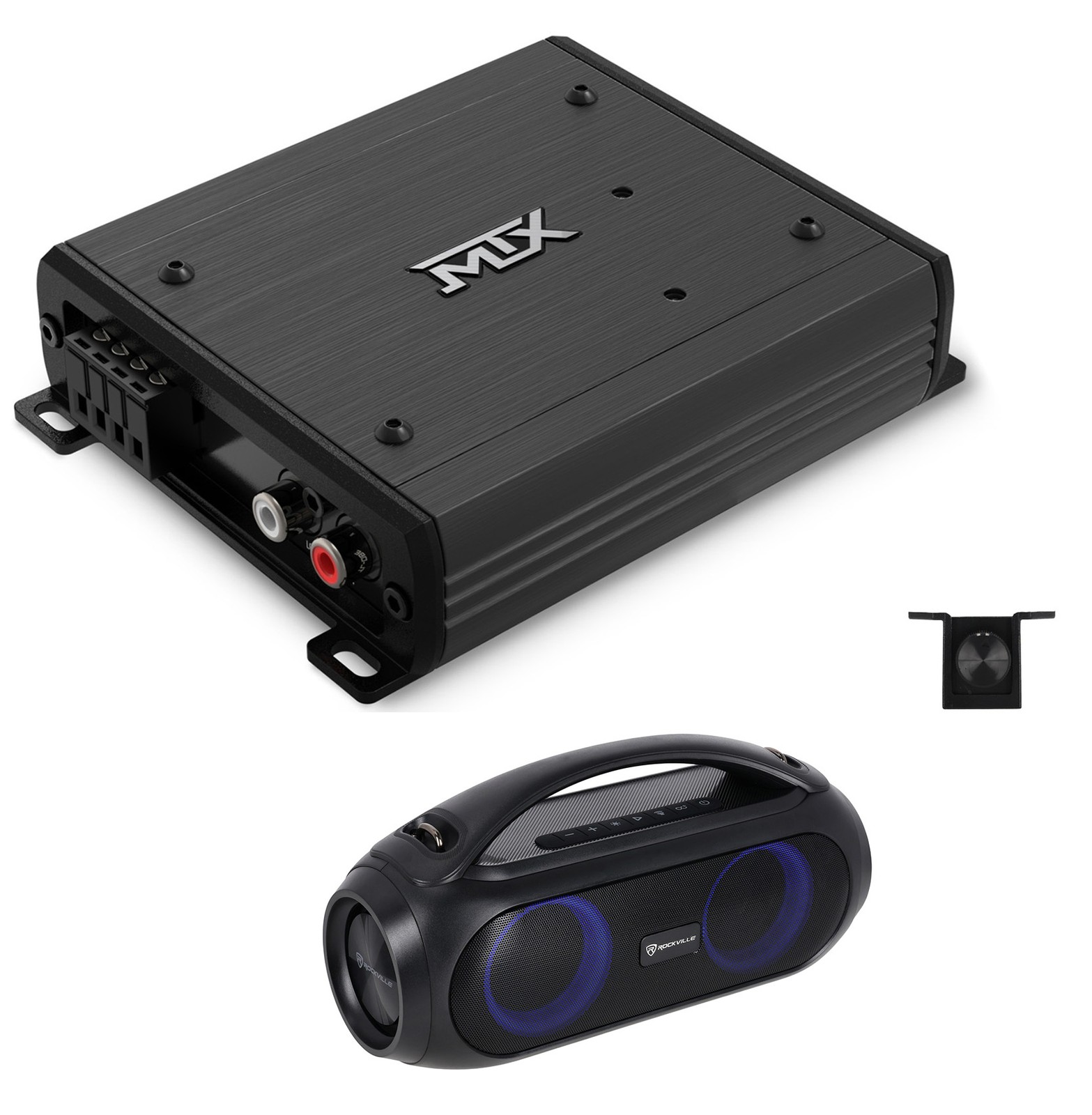 MTX TL-DBE Car Audio 2-Ch Line Output Converter w/Digital Bass Enhancer+Boombox