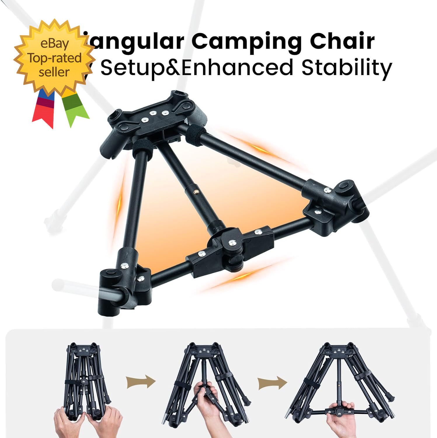 Tigerblade Camping Chair Lightweight Folding Backpacking Hiking Chair Compact Po