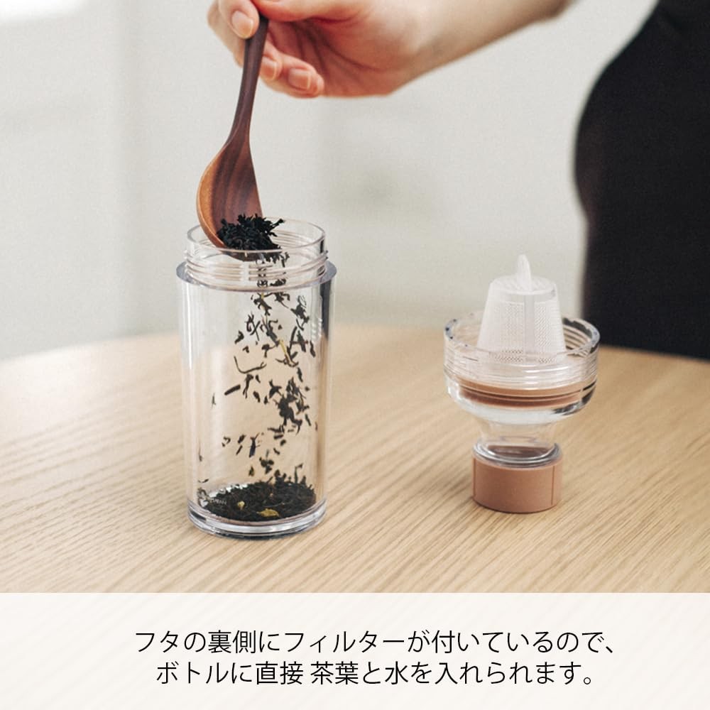 Hario Cold Brew Bottle 135 Ounces Smoky Green Heat Resistant Glass Tea Maker