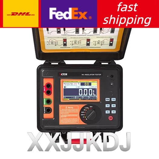 VICTOR 9620C High Voltage Insulation Resistance Tester Touch Color Screen