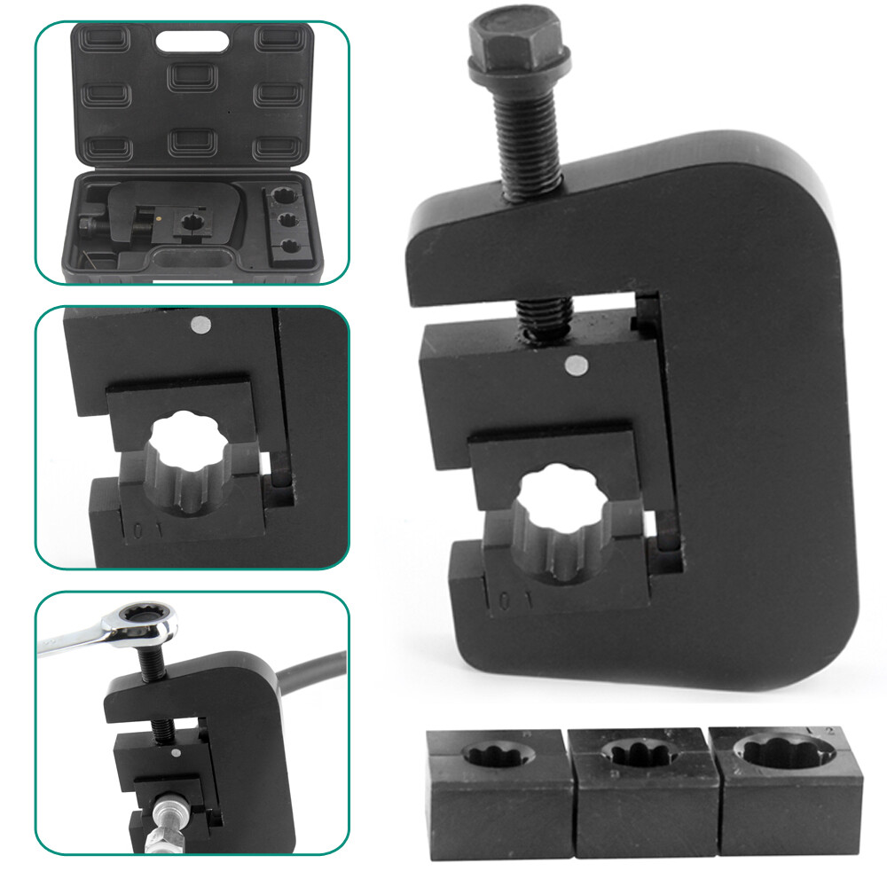 A/C Hose Crimper Air Conditioning Repair Kit Manual Auto Hose Crimping Tool USA
