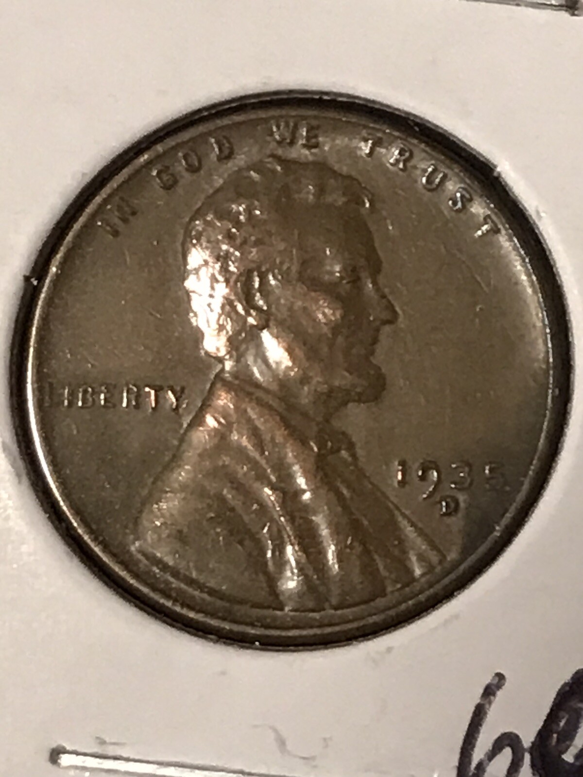 1935-D Lincoln Cent    Upper Grade    item 6C