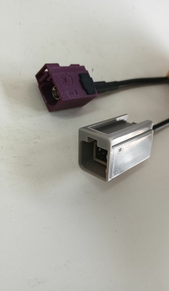 GT5-1PP Male plug to Fakra D jack female RG174 15cm cable car GPS GSM antenna