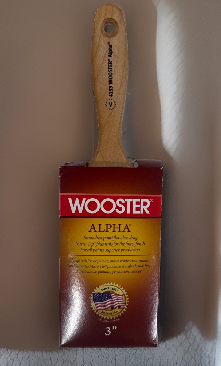 Wooster Alpha 3” Paint Brush All Paints All Coatings NOS 4233-3 USA Aka Varnish