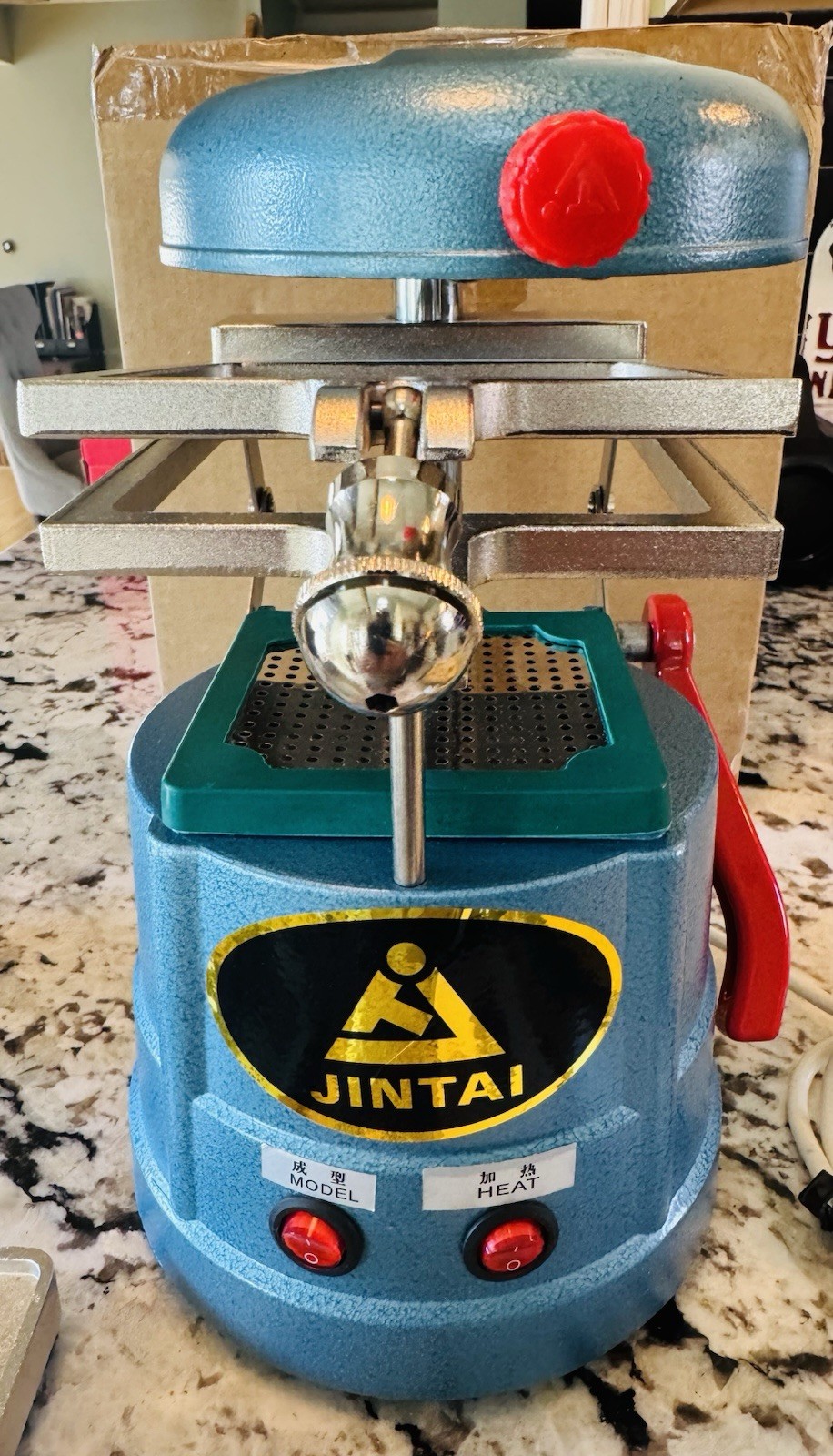 Dental Vacuum Forming Molding Machine Vacuum Former Thermoforming JT-18 w/extras