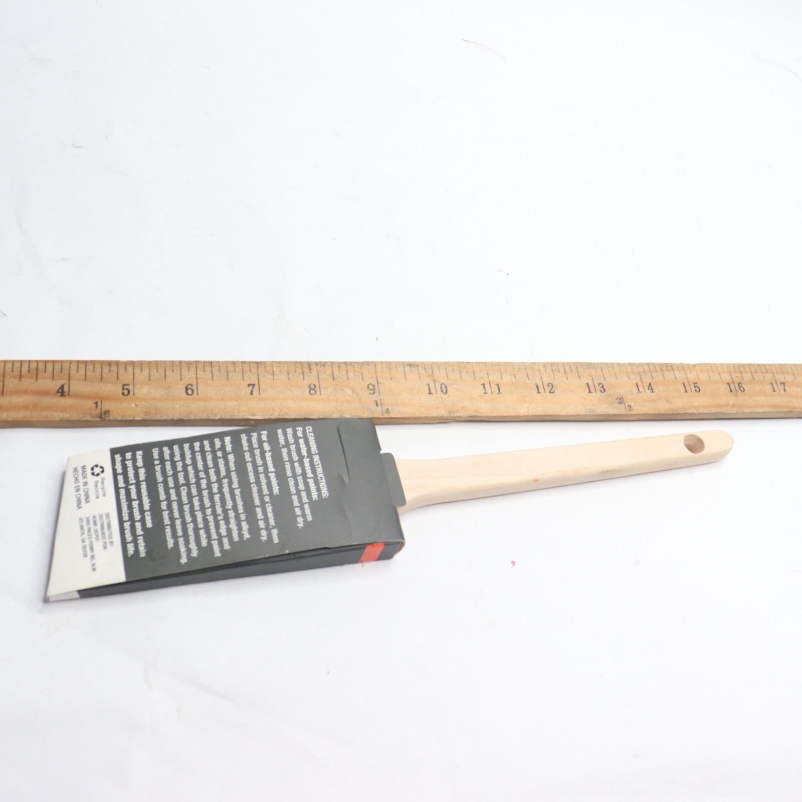 Premium 2 in. Polyester Trylon Thin Angled Sash Paint Brush