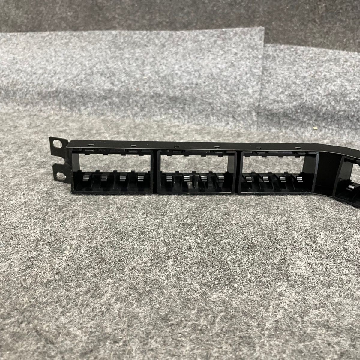PANDUIT Pan-Net 24-Port Flat Angled Flush-Mount Patch Panel Cover CPPA24FMWBLY