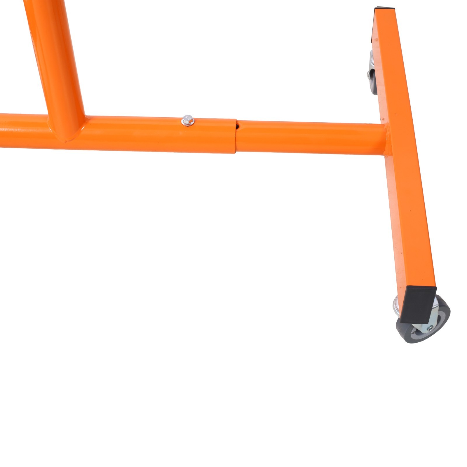 Portable Adjustable Garage Table 220lb Cap Orange Steel Drawer Casters