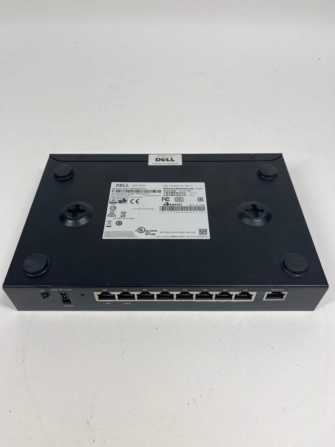 Dell SonicWall 8-Port Firewall TZ500