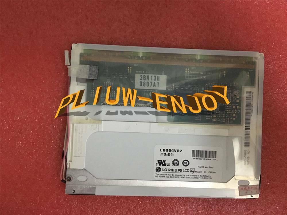 1PC 6.4" 640×480 Resolution LCD Screen Panel LG LB064V02-TD01 LB064V02(TD)(01)