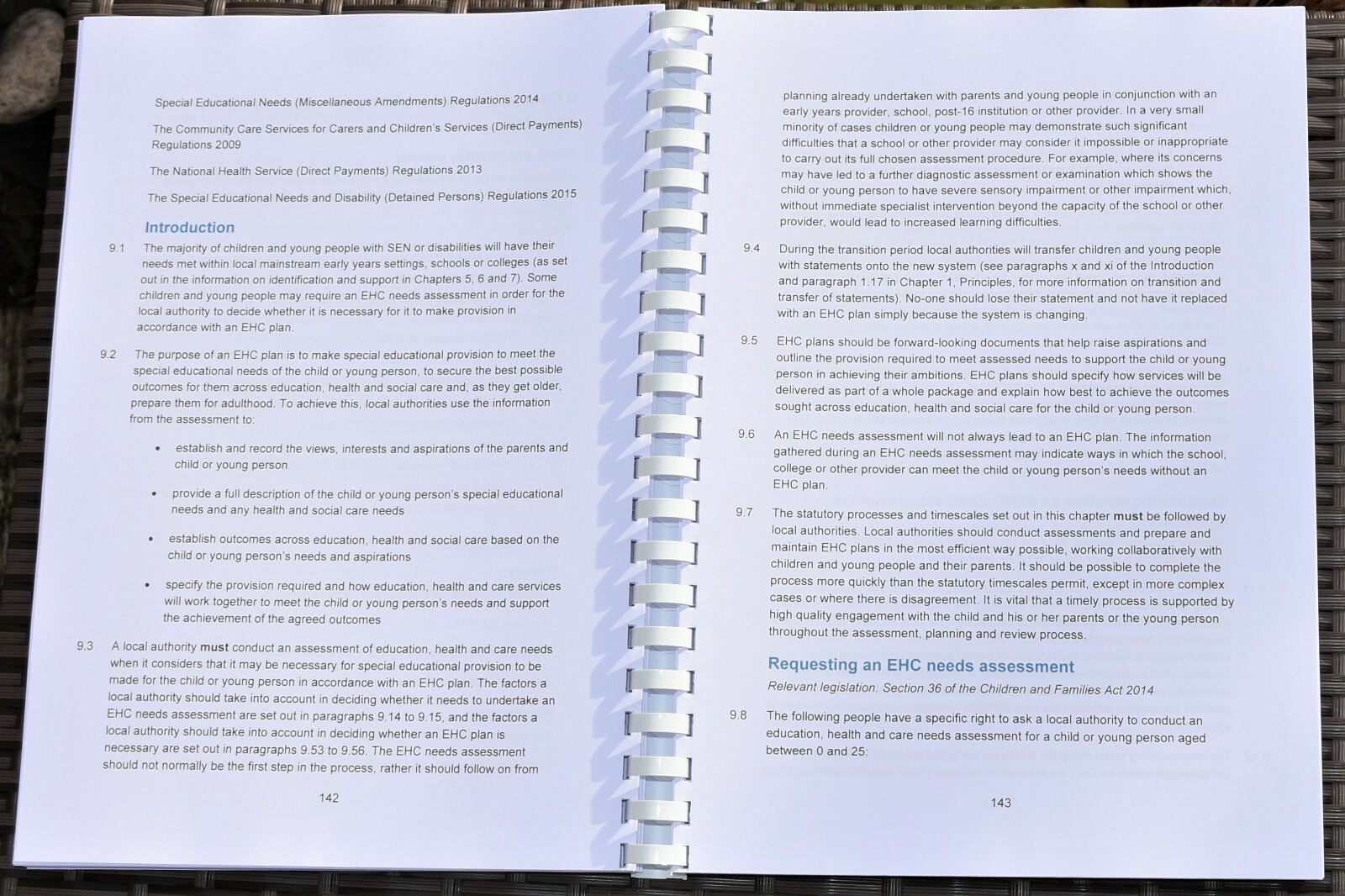 SEND Special Educational Needs & Disability Code of Practice: 0 - 25 Years 2024