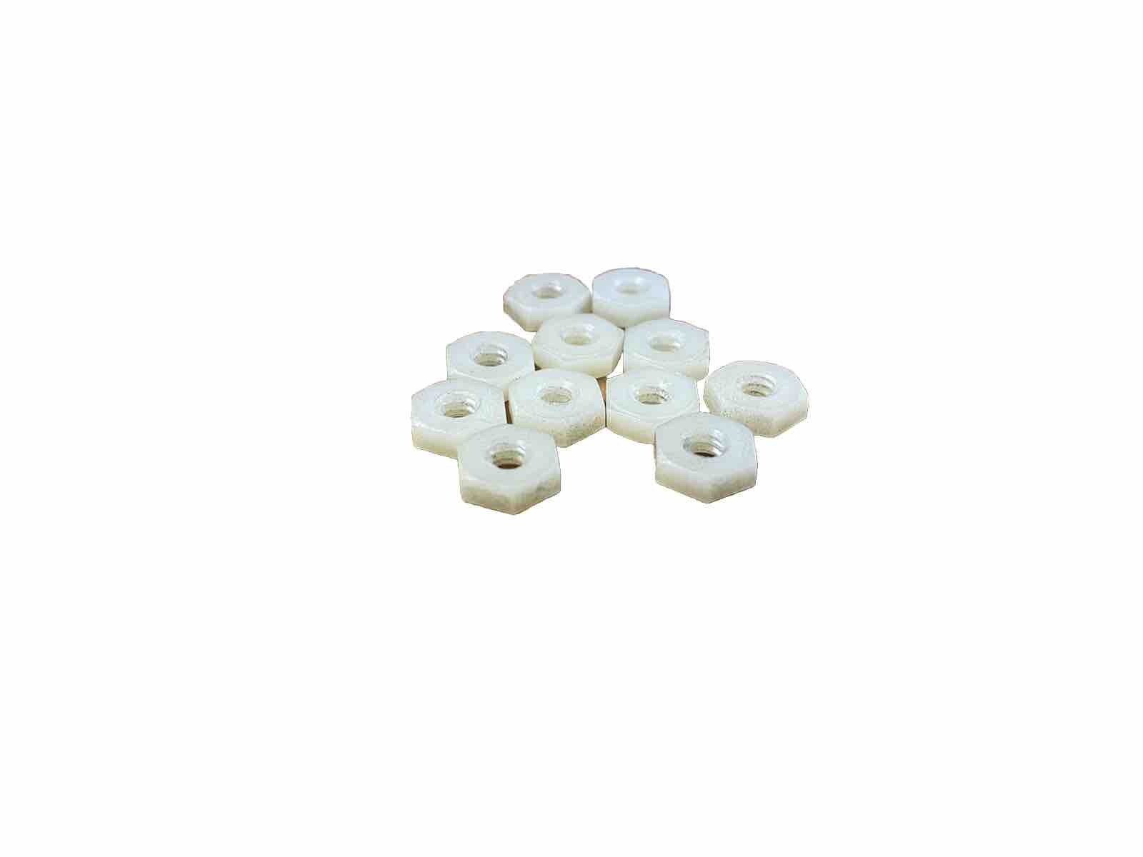 6-32 Nylon Hex Nut 100 Pcs 5/16” Wrench Size