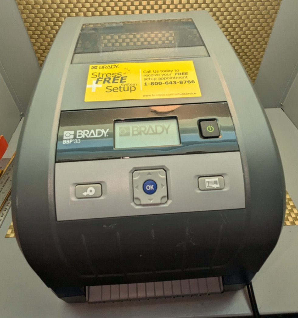 Brady BBP33 Industrial Label Printer