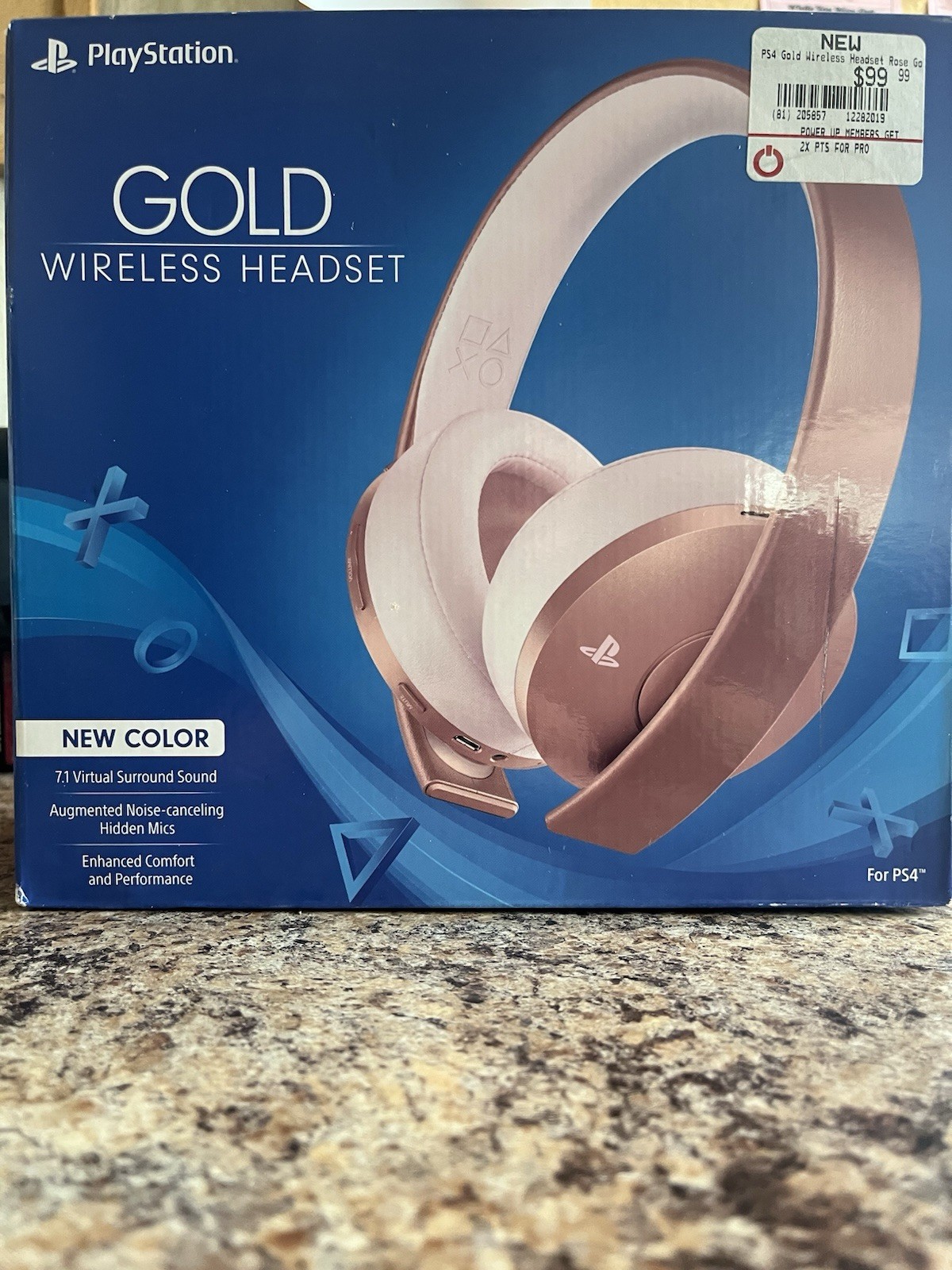 Sony PlayStation Gold Wireless Headset - Rose Gold (3004396)